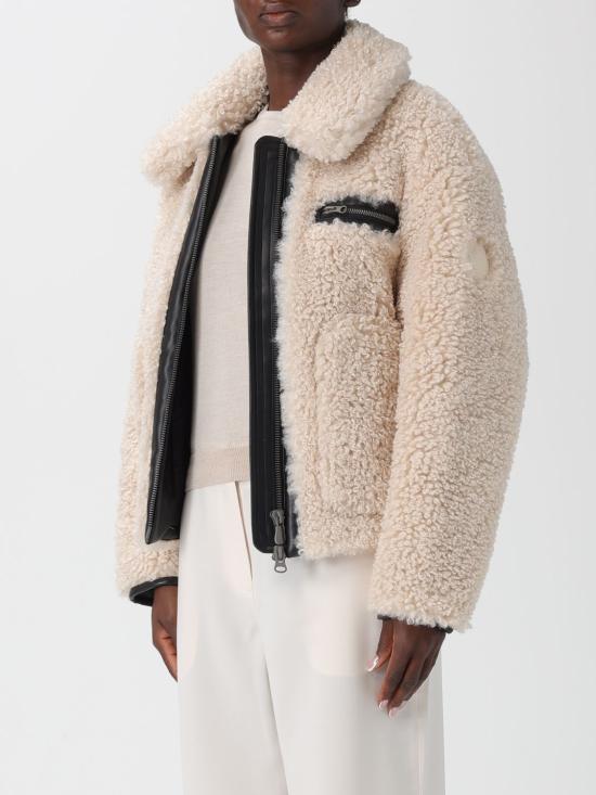 25FW 세이브더덕 Hester 퍼자켓 D32515WCURL21 40034 Beige - SAVE THE DUCK