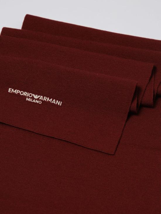 25FW 엠포리오 아르마니 머플러/스카프 EM003713AF18241 U5086 Burgundy - EMPORIO ARMANI