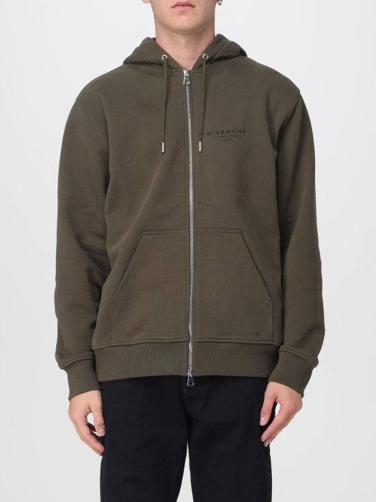 25FW 지방시 긴팔 티셔츠 BMJ0NJ3YRJ 305 Kaki