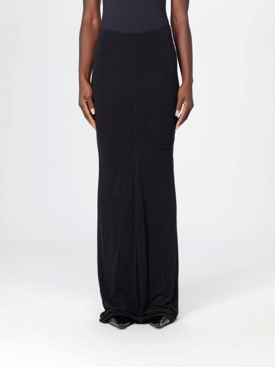 25FW 아멘쿠튀르 롱 스커트 AMW25302W25006 009 Black