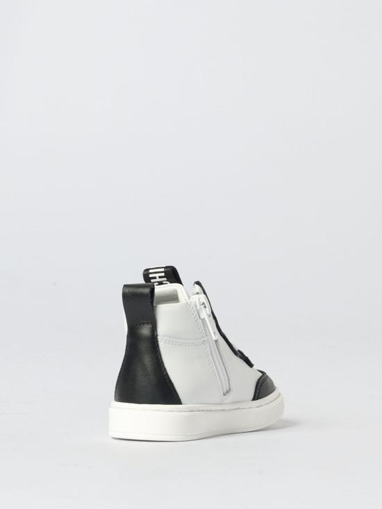 25FW [키즈] 모스키노 스니커즈 81844 02 White - MOSCHINO