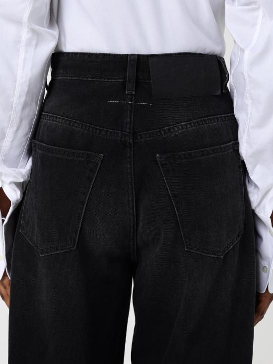 25FW MM6 메종마르지엘라 스트레이트 팬츠 SH0LA0011M30011 966 Black - MM6 MAISON MARGIELA