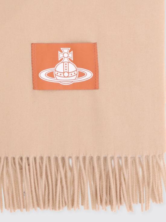 25FW 비비안웨스트우드 머플러/스카프 8103013JW01BK C401 Beige - VIVIENNE WESTWOOD