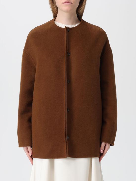 25FW 루루 스튜디오 코트 GIO WOOD Brown