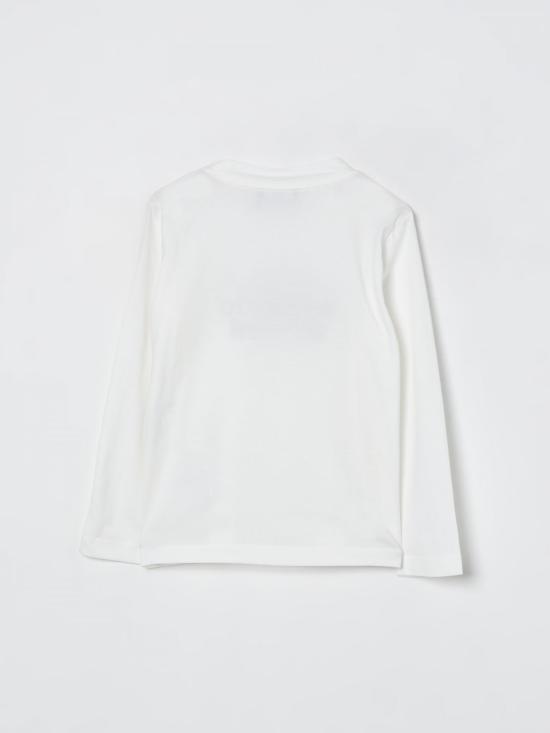 25FW [키즈] 엠포리오 아르마니 티셔츠 EG000490AF14503 U0003 White - EMPORIO ARMANI