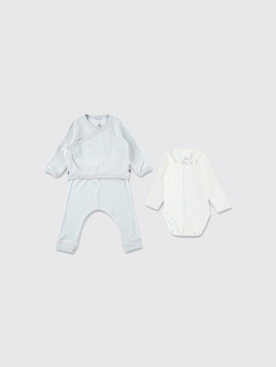 25FW [키즈] 쁘띠바또 캐주얼 세트 A0EOT 01 Blue - PETIT BATEAU