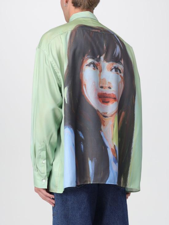 25FW 에뛰드스튜디오 긴팔 셔츠 H25MCSHI355 98 Green - ETUDES