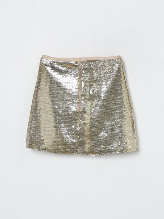 25FW [키즈] 마이클 코어스 스커트 R30450 Z99 Gold - MICHAEL KORS