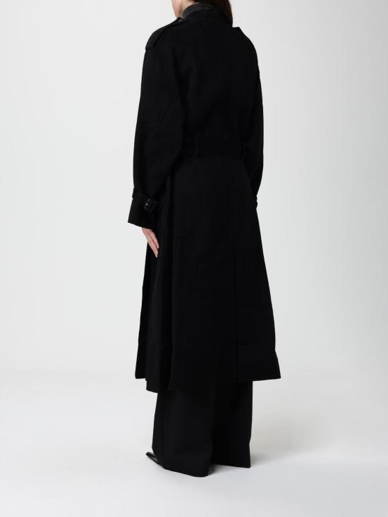 25FW 토템 코트 254WRO0228FB0006 001 Black - TOTEME