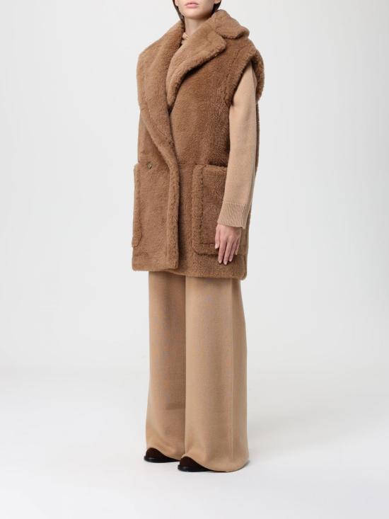 25FW 막스마라 브레다 테디 조끼 2521276263600 001 Camel - MAX MARA