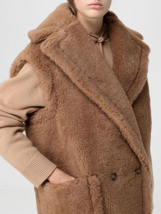 25FW 막스마라 브레다 테디 조끼 2521276263600 001 Camel - MAX MARA