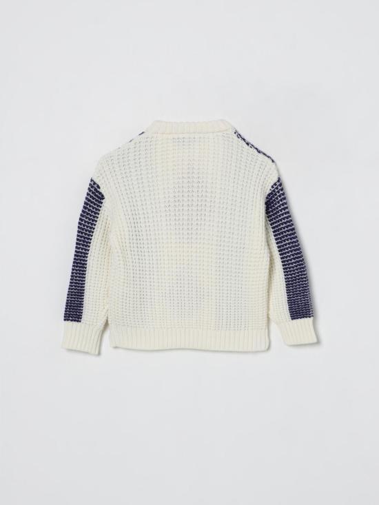 25FW [키즈] 엠포리오 아르마니 풀오버 EB000655AF17346 F0015 White - EMPORIO ARMANI