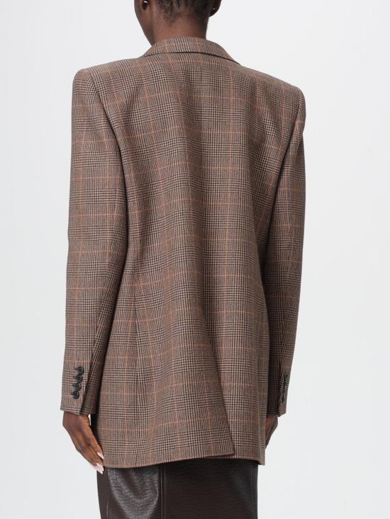 25FW 생로랑 체크 울 캐시미어 블레이저 832778Y3J45 9217 Multicolor - SAINT LAURENT