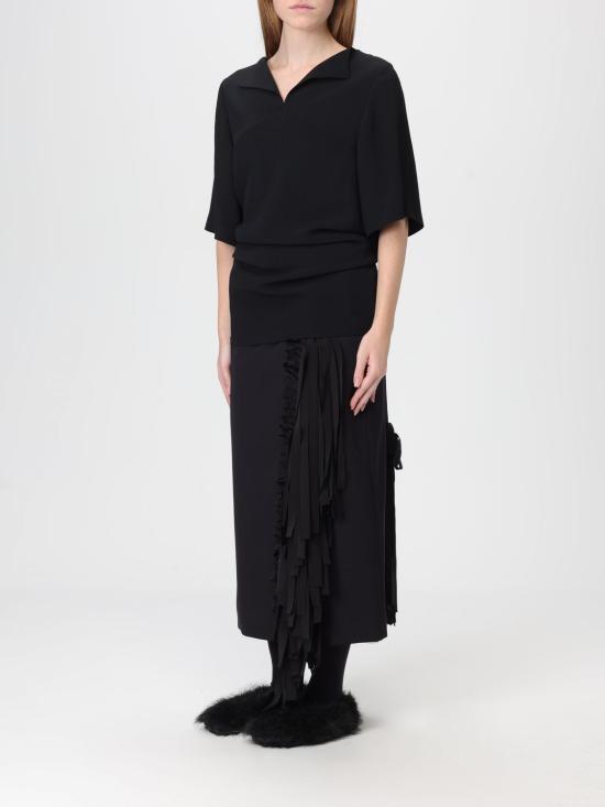 25FW 까르벵 반팔 티셔츠 6252K21105 DEEP Black - CARVEN