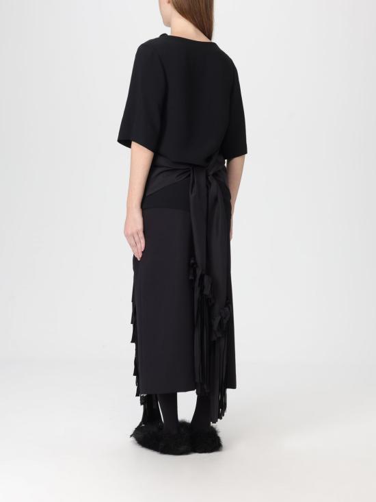 25FW 까르벵 반팔 티셔츠 6252K21105 DEEP Black - CARVEN