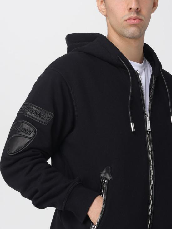 25FW 디스퀘어드2 긴팔 티셔츠 S71HG0153 S25516 900 Black - DSQUARED2