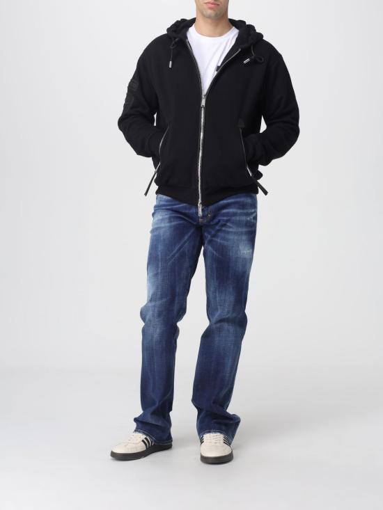 25FW 디스퀘어드2 긴팔 티셔츠 S71HG0153 S25516 900 Black - DSQUARED2