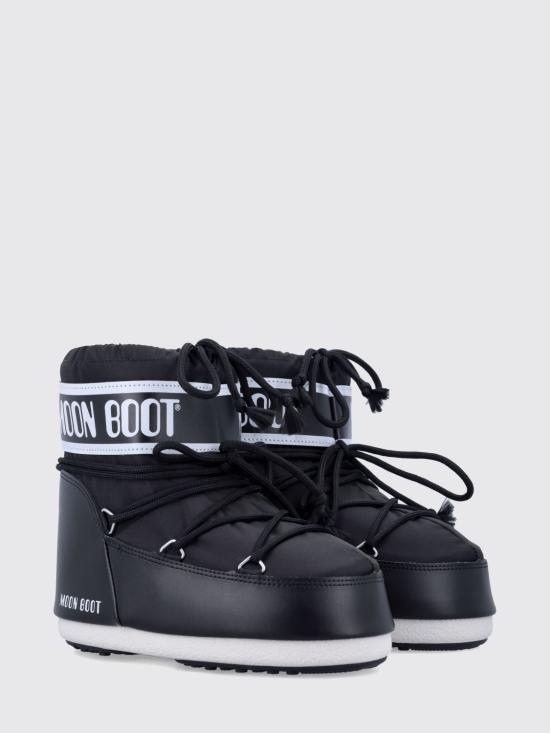 25FW [키즈] 문부츠 아이콘 나일론 로우 부츠 80D1409340K N001 Black - MOON BOOT
