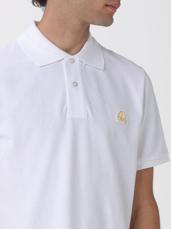 25FW 무스너클 폴로 티셔츠 M34MT712G 160 White - MOOSE KNUCKLES