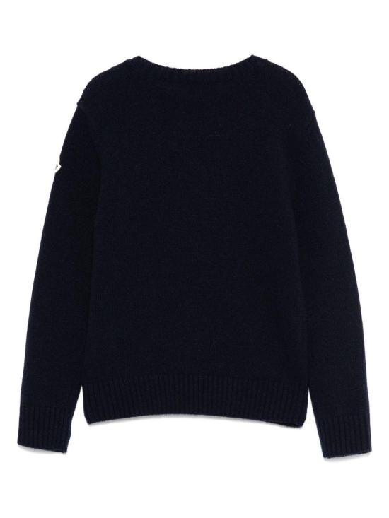 25FW [키즈] 몽클레어 니트/스웻셔츠 K29549C00001M1241 745 BLUE - MONCLER