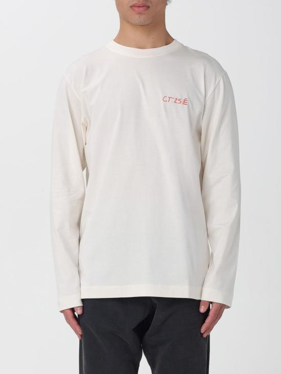 25FW 에뛰드스튜디오 반팔 티셔츠 H25MCTSH172 01 Ivory