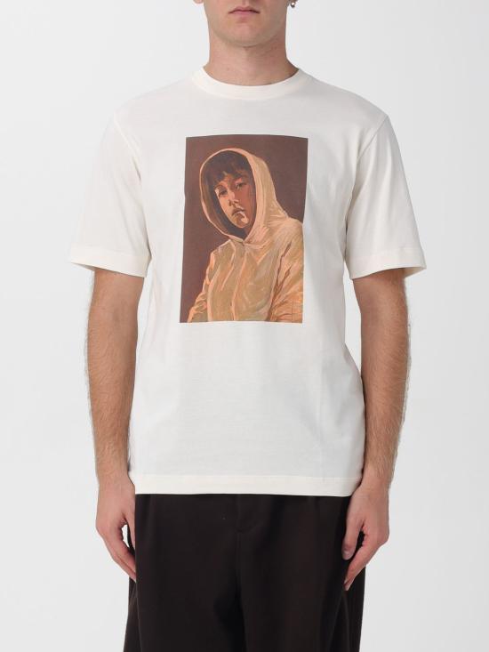 25FW 에뛰드스튜디오 반팔 티셔츠 H25MCTSH105 01 Ivory