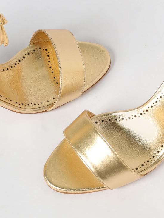 25FW 마놀로 블라닉 힐/펌프스 325 3102 0001 7103 Gold - MANOLO BLAHNIK