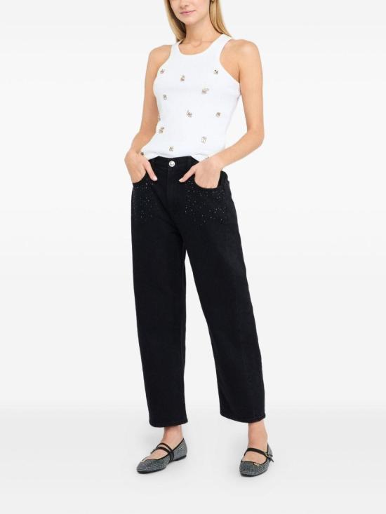 25FW 리우조 데님 팬츠 UF5118 DS025 87432 BLACK - LIU JO