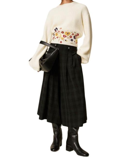 25FW 액티튜드 트윈세트 스트레이트 팬츠 252AT2131 12451 DAILY TARTAN - ACTITUDE TWINSET