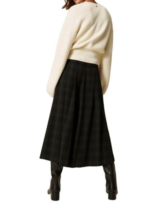 25FW 액티튜드 트윈세트 스트레이트 팬츠 252AT2131 12451 DAILY TARTAN - ACTITUDE TWINSET