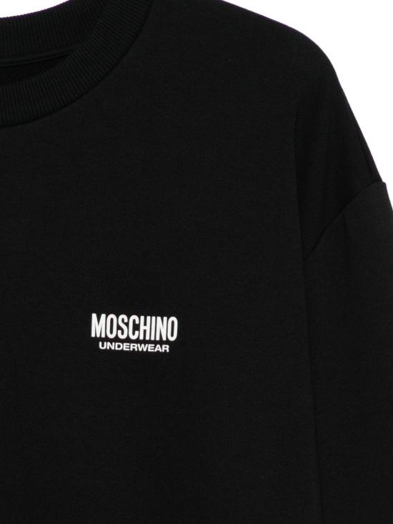 25FW 모스키노 긴팔 티셔츠 A1711 4319 1555 BLACK - MOSCHINO