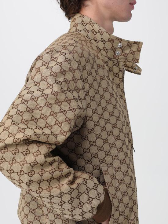 25FW 구찌 GG 캔버스 봄버 자켓 826575ZAF4S 2580 Camel - GUCCI
