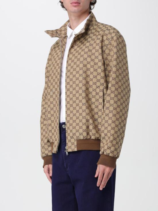 25FW 구찌 GG 캔버스 봄버 자켓 826575ZAF4S 2580 Camel - GUCCI