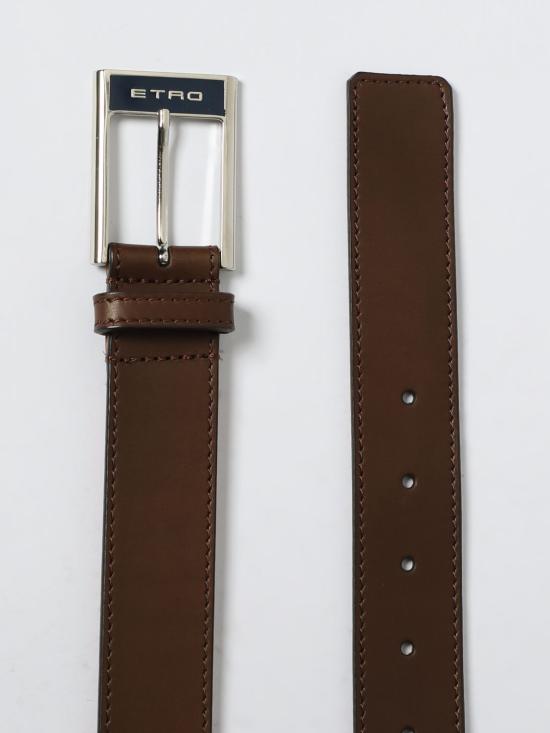 26SS 에트로 가죽 벨트 1H5902413 0100 Brown - ETRO
