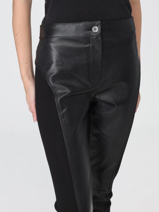 25FW 핑코 가죽 팬츠 105366Y75K Z99 Black - PINKO