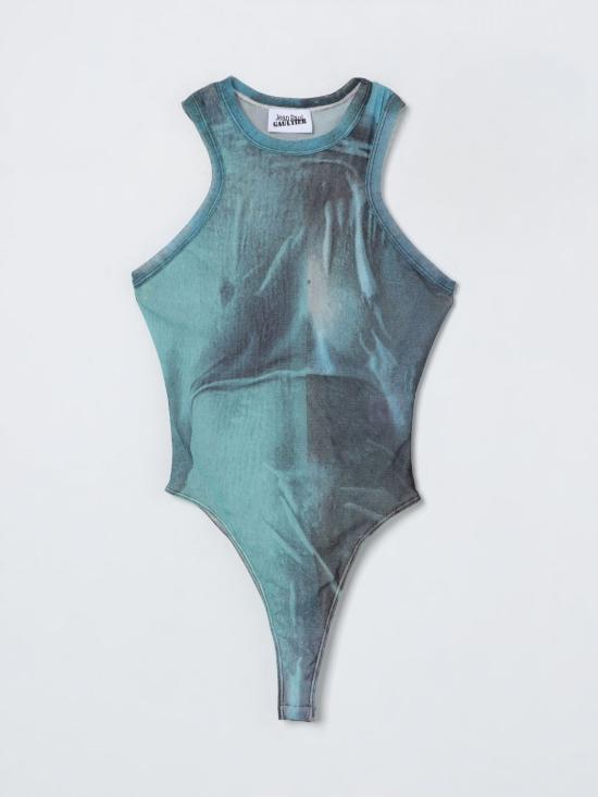 25FW 장 폴 고티에 민소매 티셔츠 2503WTO309M004P 5557 Indigo - JEAN PAUL GAULTIER