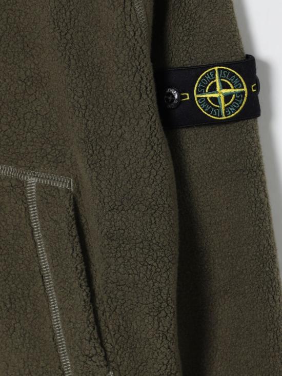 25FW [키즈] 스톤 아일랜드 풀오버 6100008S0181 V0054 Green - STONE ISLAND