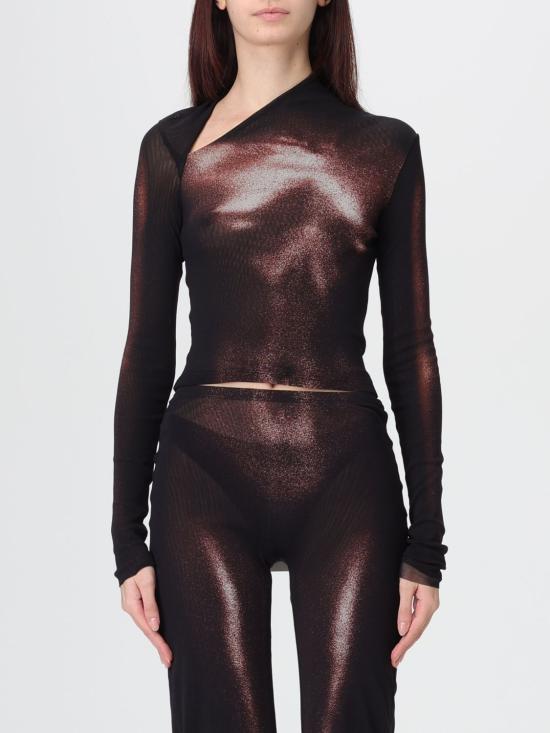 25FW 장 폴 고티에 긴팔 티셔츠 2504WTO351M010P 0060 Black