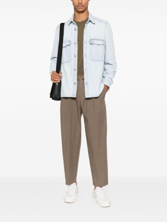 25FW 톰포드 폴로 티셔츠 JCS004JMT012 JMT012 FG905 GREEN - TOMFORD