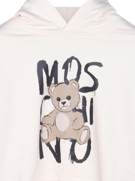 25FW [키즈] 모스키노 트레이닝 상의 HUF098 LCA77 10123 IVORY - MOSCHINO