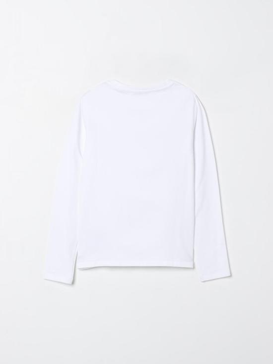 25FW [키즈] 파트리지아페페 티셔츠 7M0753J061 FG27 White - PATRIZIA PEPE