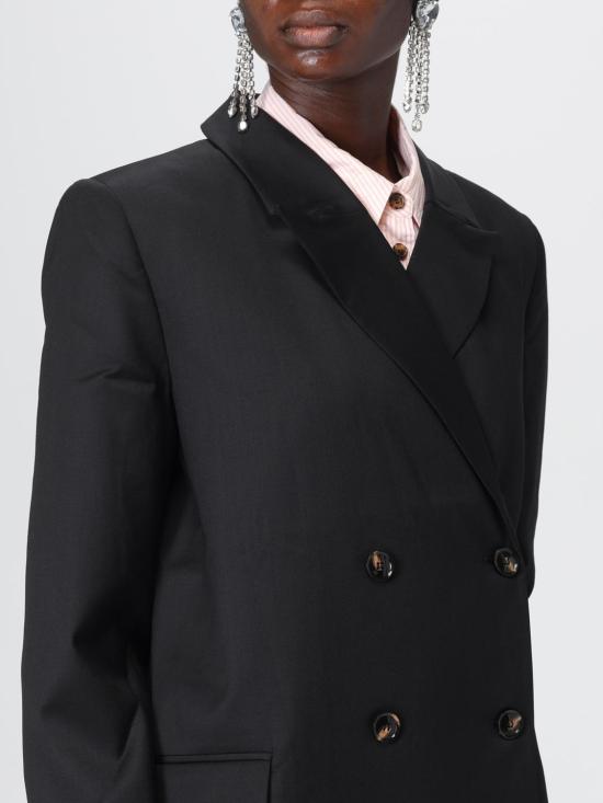 25FW 가니 자켓 W0797 099 Black - GANNI