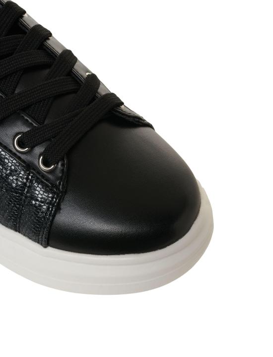 25FW 리우조 스니커즈 BF5059EX300 01039 BLACK SILVER NERO - LIU JO