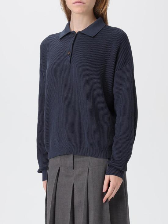 25FW 브루넬로 쿠치넬리 폴로 티셔츠 M19194705 C7186 Navy - BRUNELLO CUCINELLI