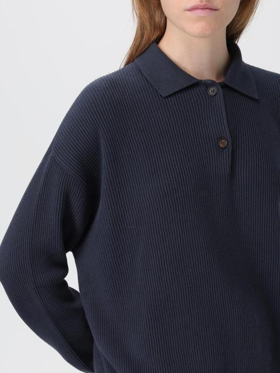 25FW 브루넬로 쿠치넬리 폴로 티셔츠 M19194705 C7186 Navy - BRUNELLO CUCINELLI