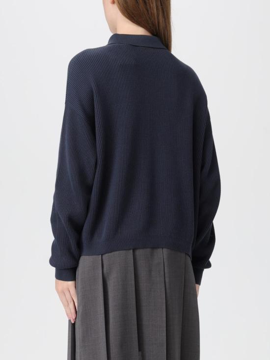 25FW 브루넬로 쿠치넬리 폴로 티셔츠 M19194705 C7186 Navy - BRUNELLO CUCINELLI