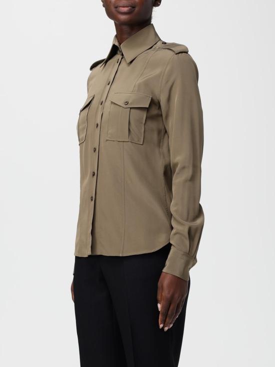 25FW 톰포드 셔츠 CA3310FAX1521 FG501 Kaki - TOMFORD