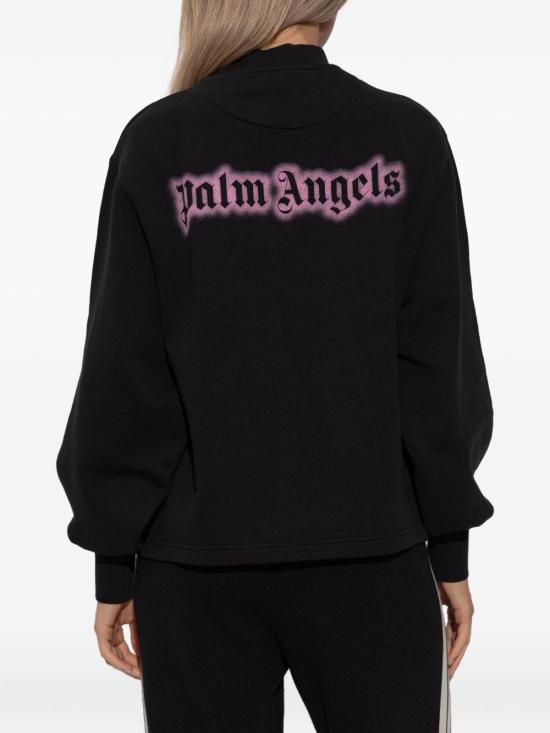 25FW 팜앤젤스 스웨터 PWBA05CF25FLE003 1030 NERO E ROSA - PALM ANGELS