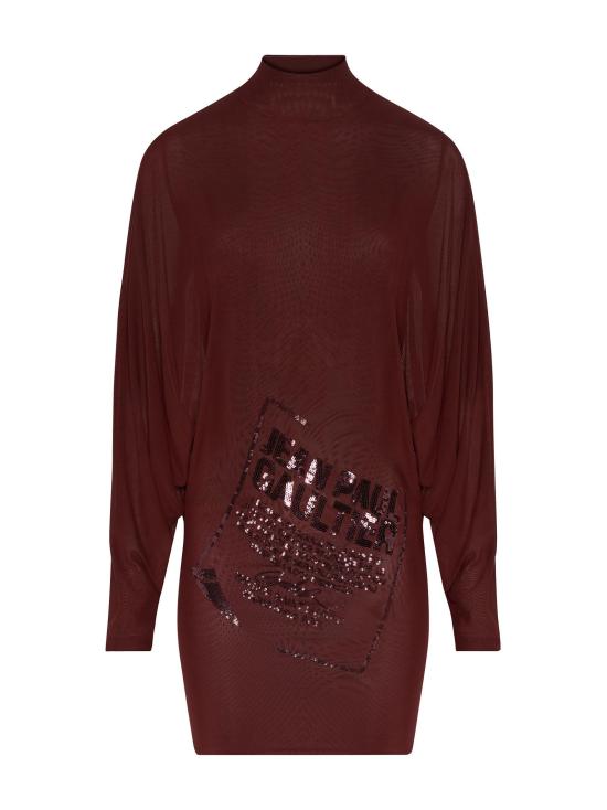 25FW 장 폴 고티에 숏 원피스 WDR055M001 28 BORDEAUX