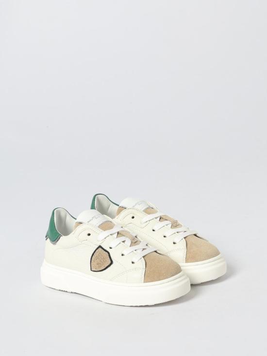 25FW [키즈] 필립모델 스니커즈 82205 04 White - PHILIPPE MODEL